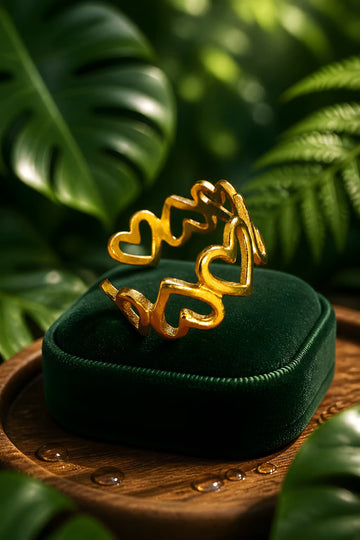 Gold Heart Ring