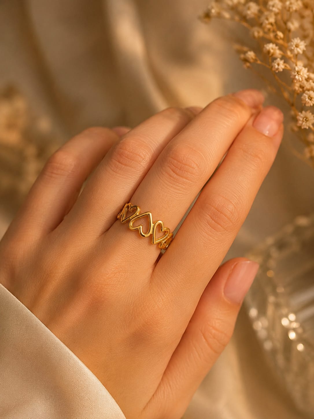 Gold Heart Ring