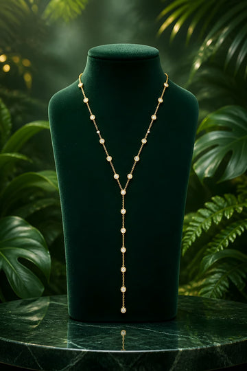 Crystal Lariat Necklace