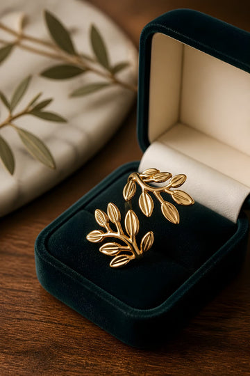 Gold Olive Leaf Ring