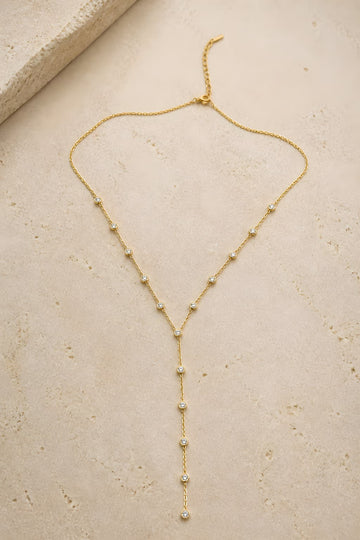 Crystal Lariat Necklace
