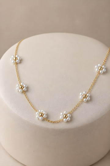 Pearl Flower Necklace