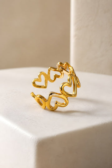 Gold Heart Ring